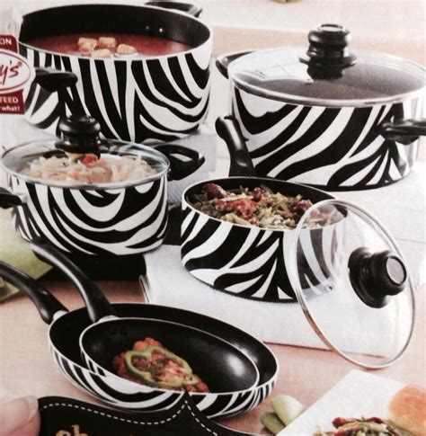 zebra pots and pans